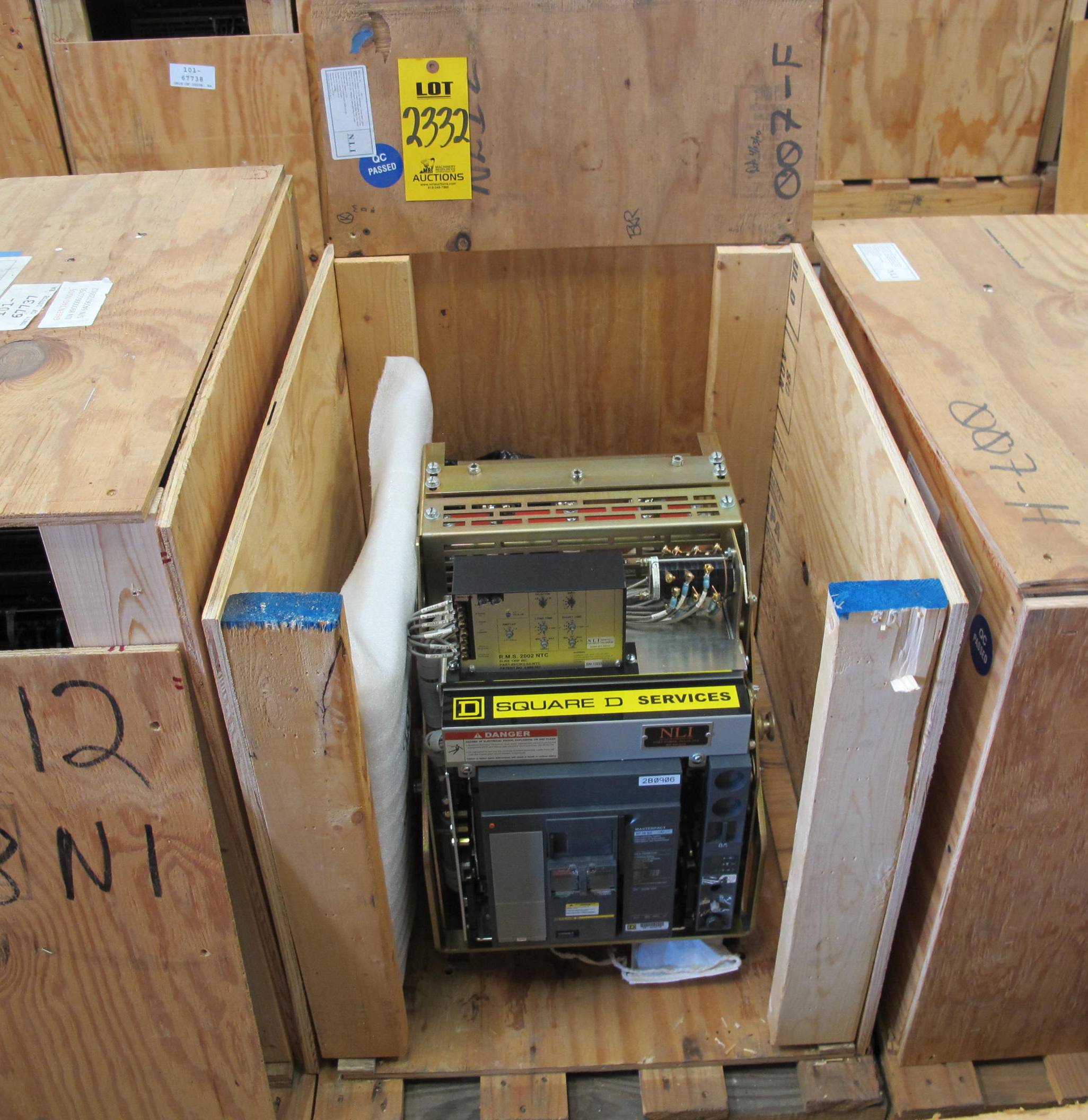 BREAKER, CIRCUIT, 600 FRAME AMP RATING, MASTERPACT NT 08N1 KIND, 3 POLE, 480 VOLT RATING SQUARE D DIRECT REPLACEMENT FOR NSR-EQ ABB K-600S ENVIRONMENTALLY QUALIFIED (EQ) FOR PENETRATION AREA (REFER TO EQDP M-85123) INCLUDES ONE NEW 18" DOOR, MOUNTS USING EXISTING HINGES > CONTINUOUS CURRENT: 600A > INTERRUPTING RATING: 30KA @ 535 VAC > 125VDC OPERATED > RMS 2002 NTC SOLID STATE, PART # NLI-NT08N1-LISB8-EODC-NSR-EQ-001 (W-44) LOADING & HANDLING FEE $15-